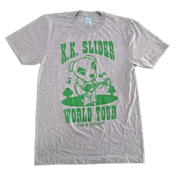 Animal Crossing Medium Graphic T-Shirt K.K. Slider World Tour Live Concert Adult - Picture 1 of 6